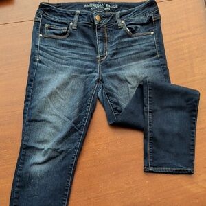 American Eagle Outfitters Women's Deep Indigo Skinny Jeans